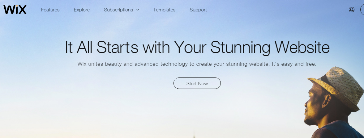 WIX Free Website Builder