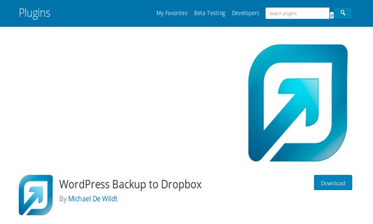 WordPress Backup to Dropbox Plugin