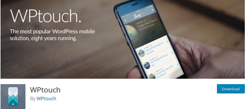 WPtouch Mobile plugin
