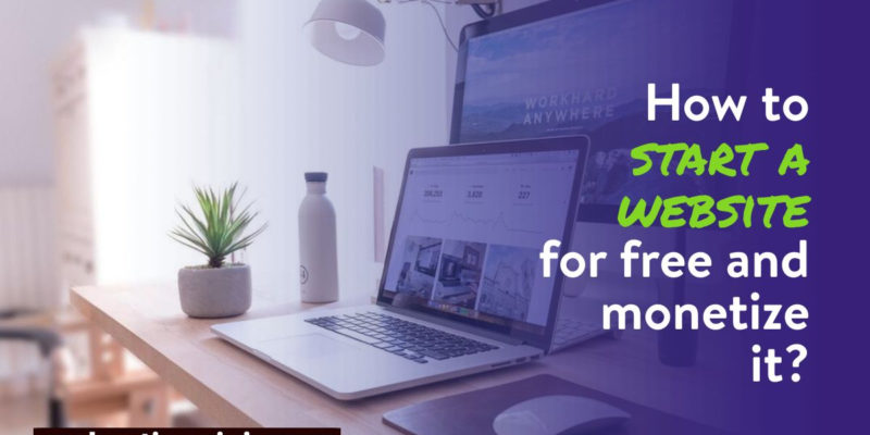 start a website for free and monetize
