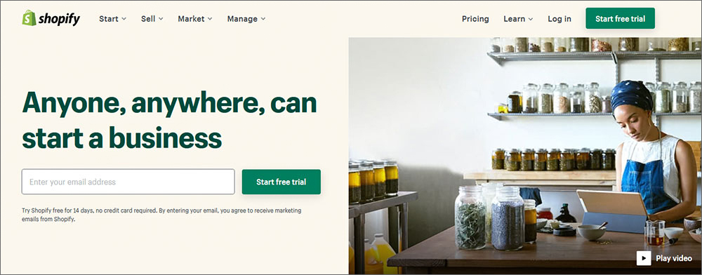 Shopify Website Builder