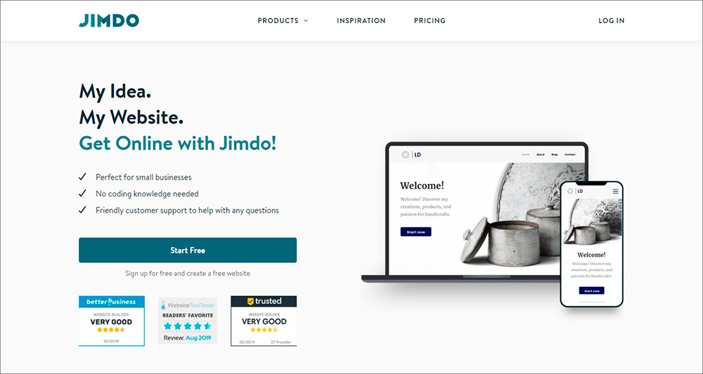 Jimdo Website Builder
